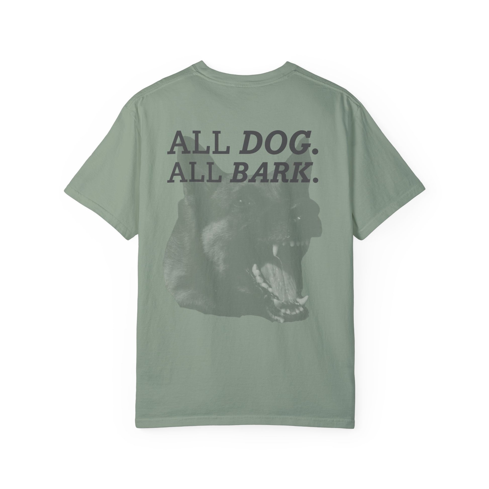 Casual Bay T-Shirt w/ Text And Dog Graphic
