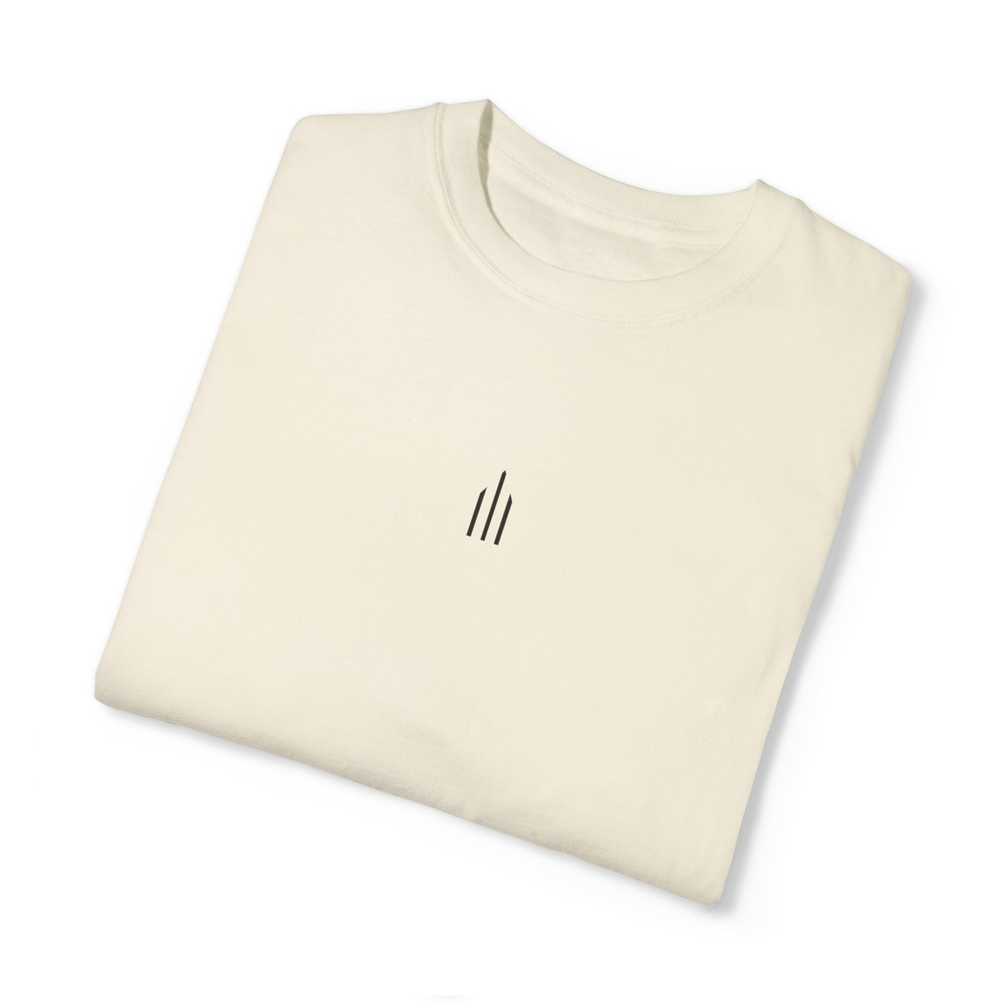 Casual Ivory T-Shirt w/ Logo, Text, And Tally Graphics