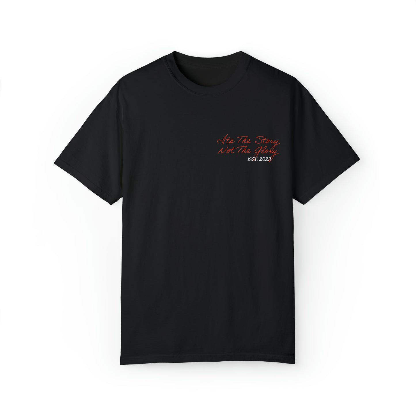 Casual Black T-Shirt w/ Text