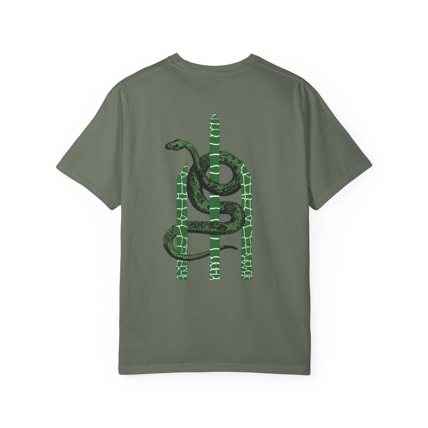 Casual Moss T-Shirt T-Shirt w/ Snake and Logo